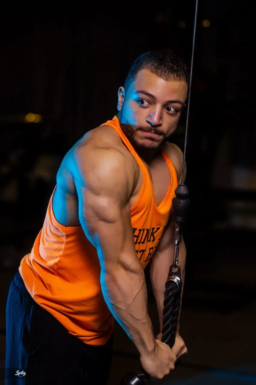 Coach Ahmed Abozaid training