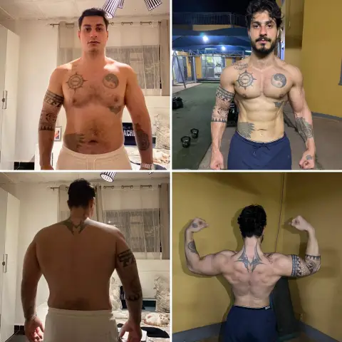 Before and after: client transformation in 3 months with Coach Ahmed Abozaid