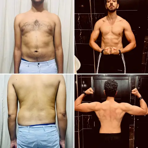 Before and after: client transformation in 3 months with Coach Ahmed Abozaid
