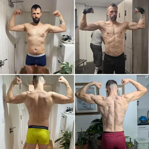 Before and after: client transformation in 3 months with Coach Ahmed Abozaid