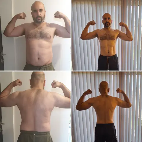 Before and after: client transformation in 3 months with Coach Ahmed Abozaid