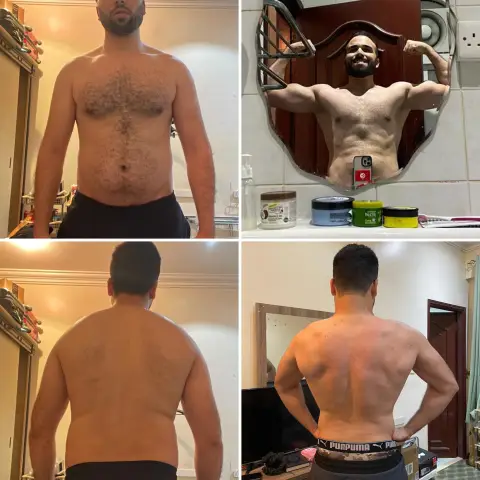 Before and after: client transformation in 3 months with Coach Ahmed Abozaid