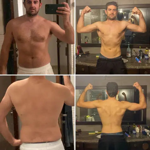 Before and after: client transformation in 3 months with Coach Ahmed Abozaid