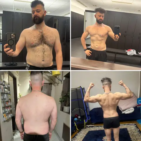 Before and after: client transformation in 3 months with Coach Ahmed Abozaid